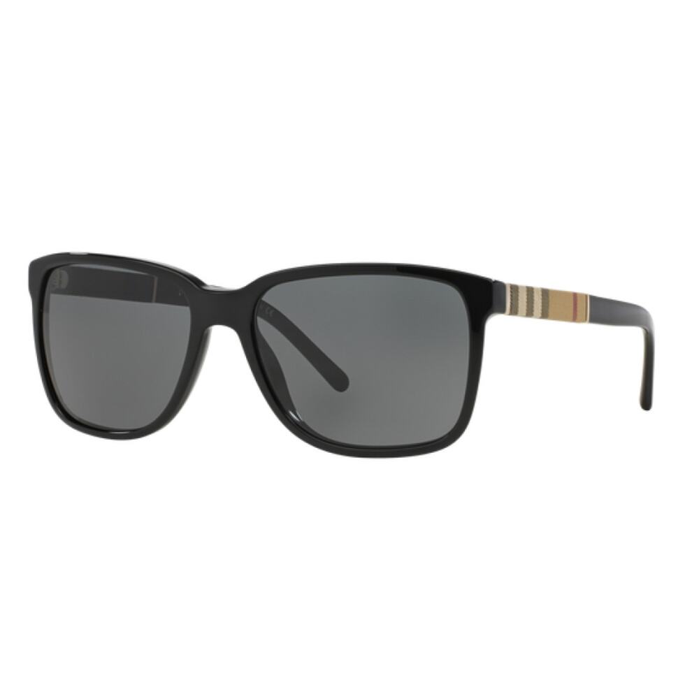 NEW Burberry BE4181 Black Unisex Check Print Sunglasses